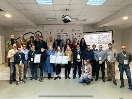 Predstavniki sodelujočih mest v novem URBACT projektu na srečanju v Trikali